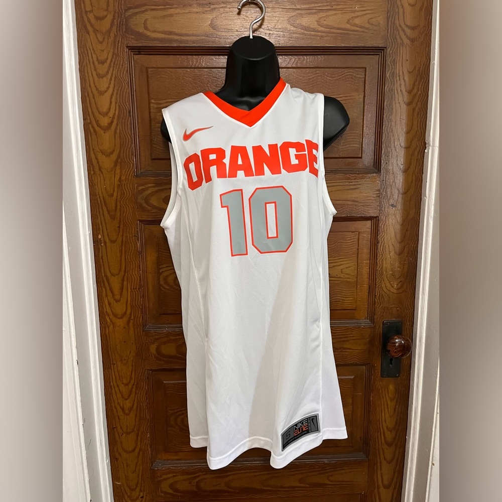 Syracuse White Jersey #10 Nike Elite size small halloween costume